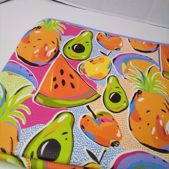 Tabitha Brown Target 15” Tech Sleeve Laptop Tablet Colorful Fruit Print NEW - Picture 9 of 14